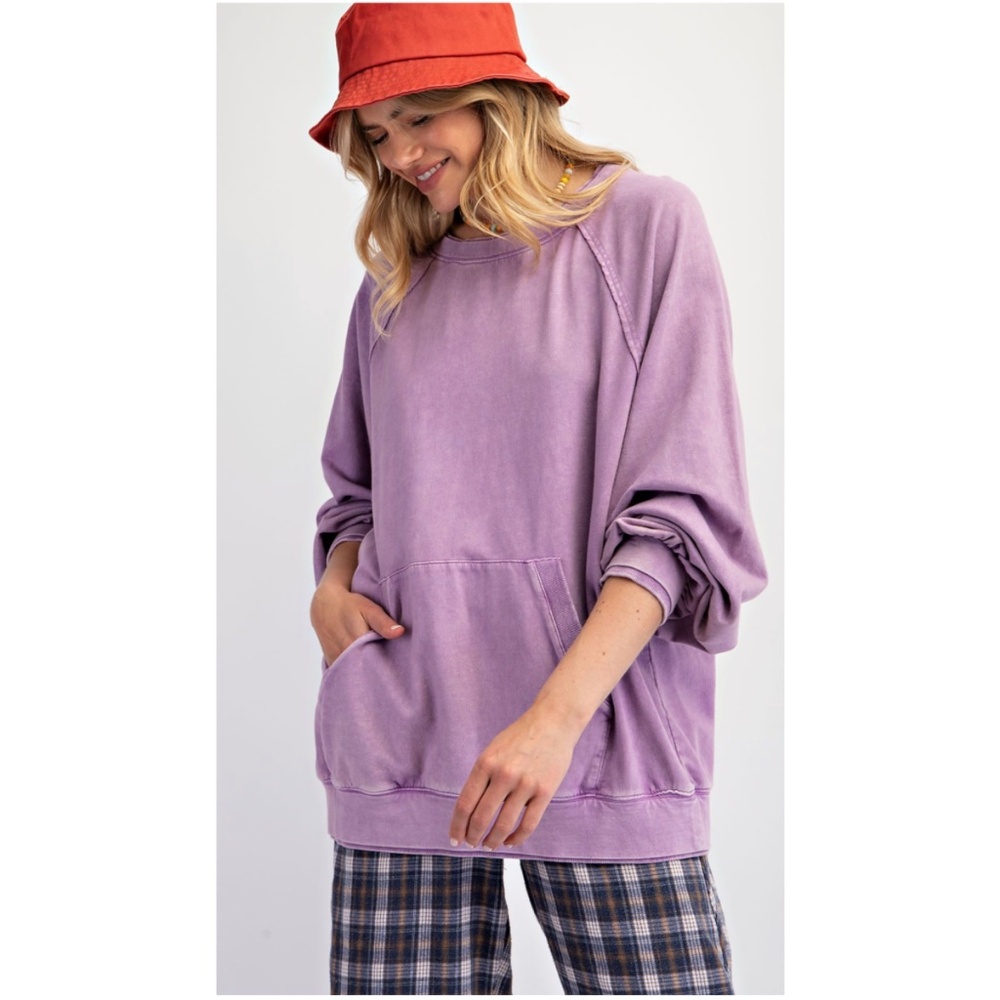 EASEL MINERAL WASH pullover